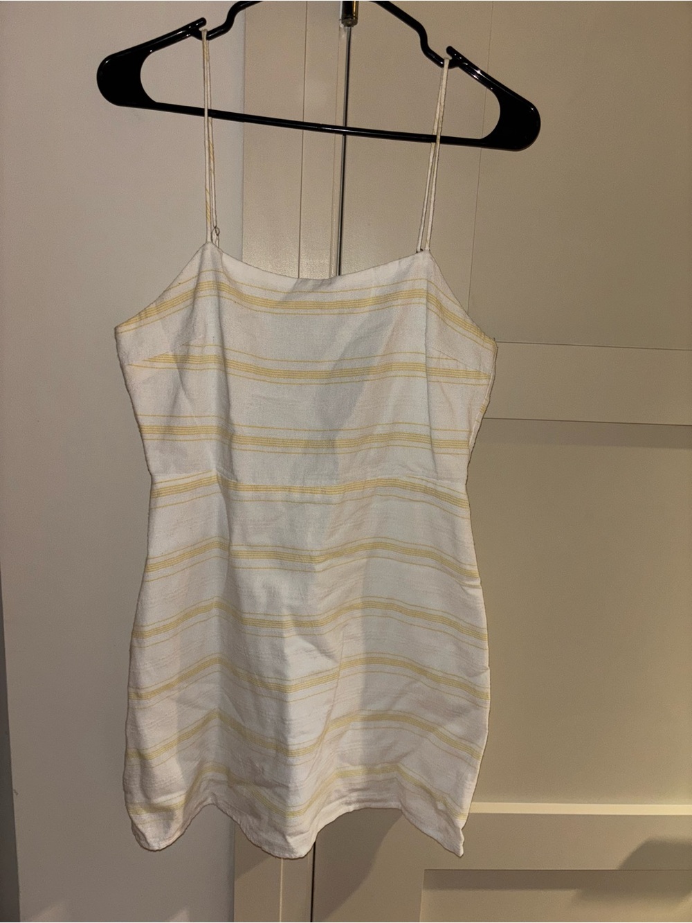 White and yellow sundress